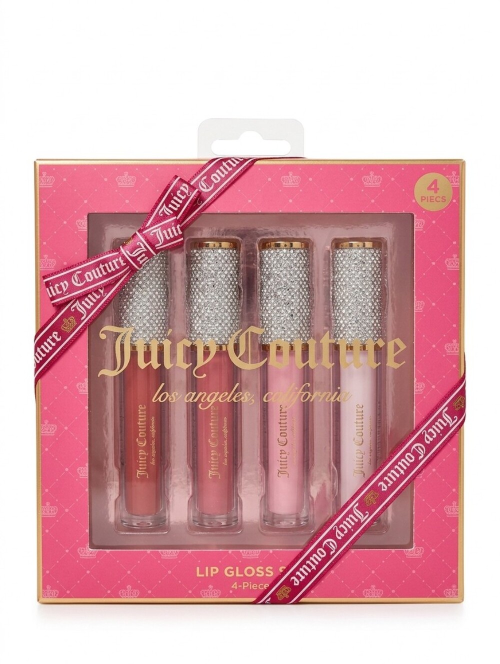 Juicy Couture Pink and Gold Lip Gloss Set - 4 Piece NWT